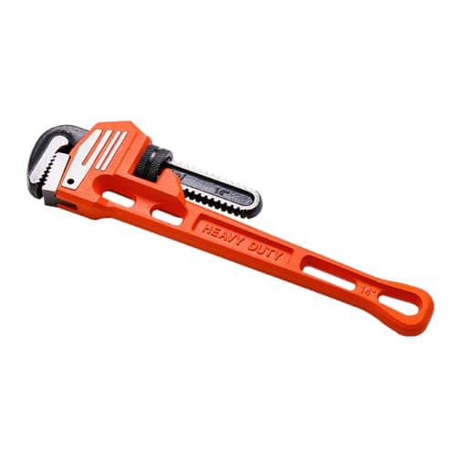 Image of Grekywin Pipe Wrench, Plumbing Wrench Adjustable Heavy Duty, 250mm Extra Long Reach, Stainless Steel Construction