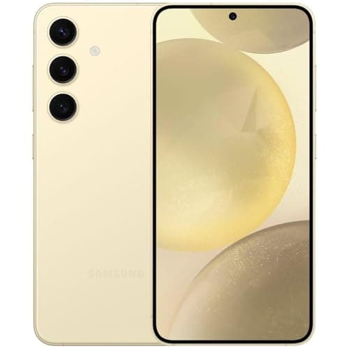 Image of Samsung Galaxy S24+ Plus 5G, 512GB, Amber Yellow - Unlocked (Renewed)
