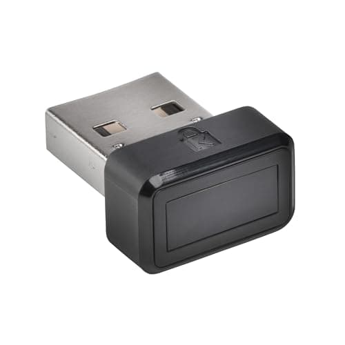 Image of Kensington VeriMark - Best in Class Ultra-Secure USB Fingerprint Key Authenticator for Windows Login (Windows Hello) and Universal 2nd-Factor-Authentication (U2F) (K67977WW), Black