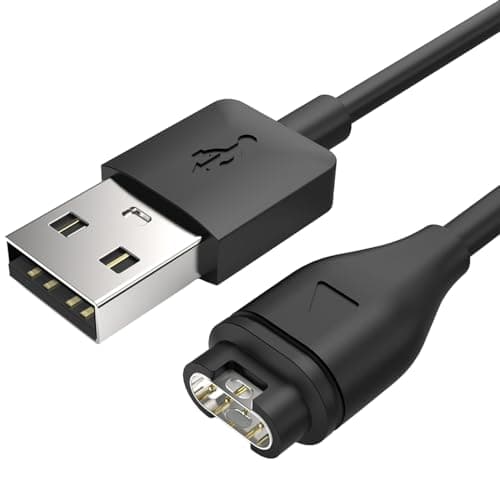 Image of TUSITA Charger Compatible with Garmin Fenix 5 5S 5X Plus 6 6S 6X Pro 7 7S 7X, Forerunner 45 45S 245 Music 935 945, Vívoactive 3 4 4S, Approach S10 S40 S60,Vívomove 3S Sport,Venu Sq 2 Plus, Instinct