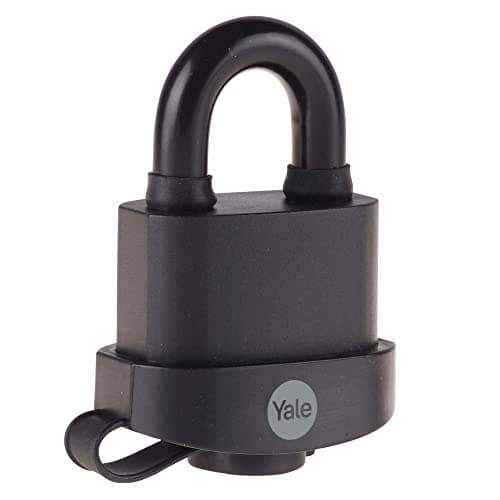 Image of Yale - Y220B/51/118/1 High Security 51mm Weatherproof Padlock - Open Hardened Steel Shackle - 3 Keys