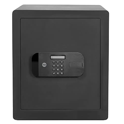 Image of Yale Large High Security Safe, Secured by Design approved, Digital Keypad, LED Light Indicators, Steel Locking bolts - YSEB/400/EG1