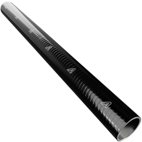 Image of 11mm (7/16") ID Black Universal Silicone 1 Metre Hose Intercooler Tube Radiator Turbo Pipe