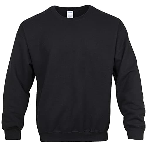 Image of Gildan Adult Fleece Crewneck Sweatshirt, Style G18000, Black, 5XL