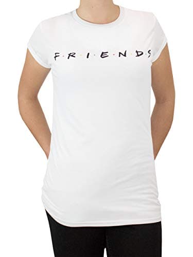 Image of FRIENDS Womens Logo T-Shirt White Size XX-Large