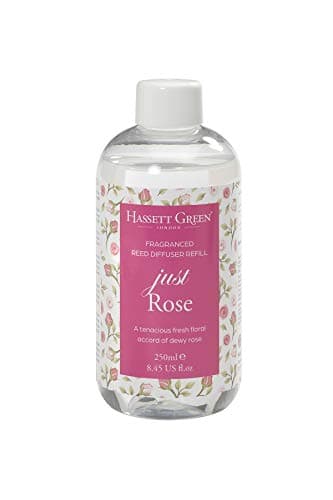 Image of Hassett Green London - Just Rose - Fragrance Oil Reed Diffuser Refill - Larger Size 250ml Bottle