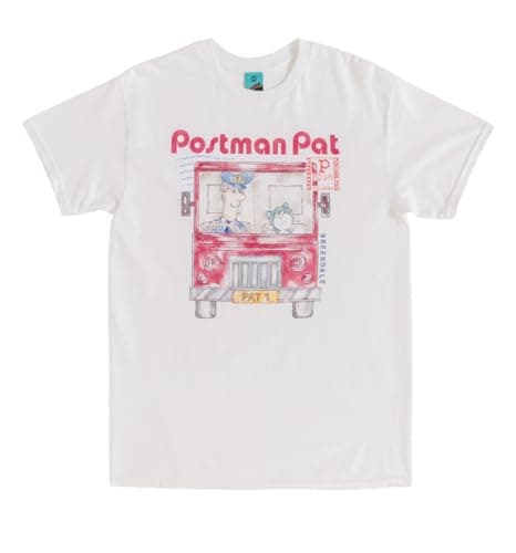Image of TruffleShuffle Postman Pat and Jess White T Shirt