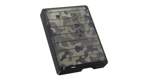 Image of WD_BLACK P10 4TB Game Drive, Portable External Hard Drive, Speeds Up to 130 MB/s, USB 3.2 Gen 1, Works with Playstation, Xbox, PC, Includes One Month Discord NITRO offer, Camo