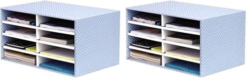 Image of Bankers Box Style Desktop Sorter - Blue/White (Pack of 2)