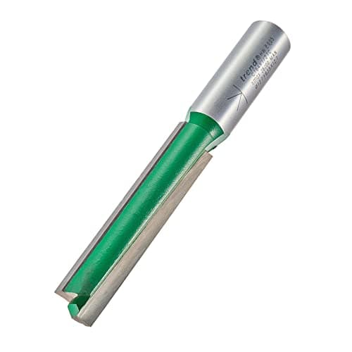 Image of Trend CraftPro Straight Two Flute Router Cutter Bit, 1/2 Inch Shank, 12.7mm Cut Diameter & 68mm Cut Length, Tungsten Carbide Tipped, C164X1/2TC