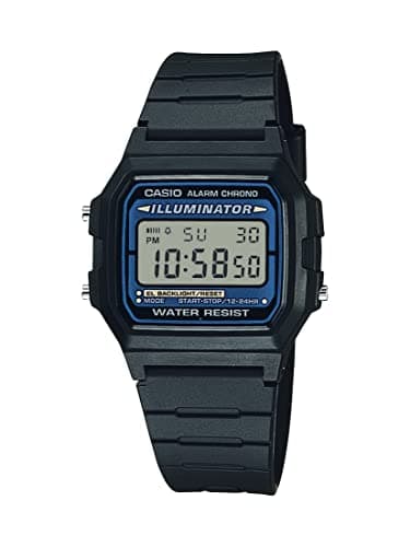 Image of Casio Unisex-Adults Digital Quartz Watch with Resin Strap F-105W-1A