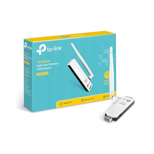 Image of TP-LINK TL-WN722N 150 Mbps High Gain Wireless USB Adapter - White(Version: 2.0)