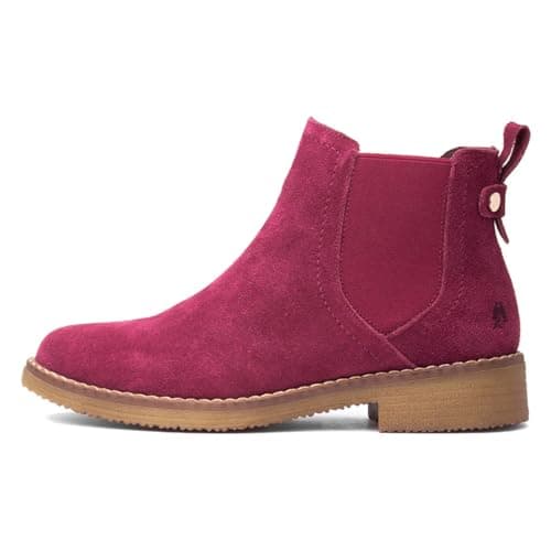 Image of Hush Puppies Womens Maddy Chelsea Boot, Bordeaux Red, 5 UK
