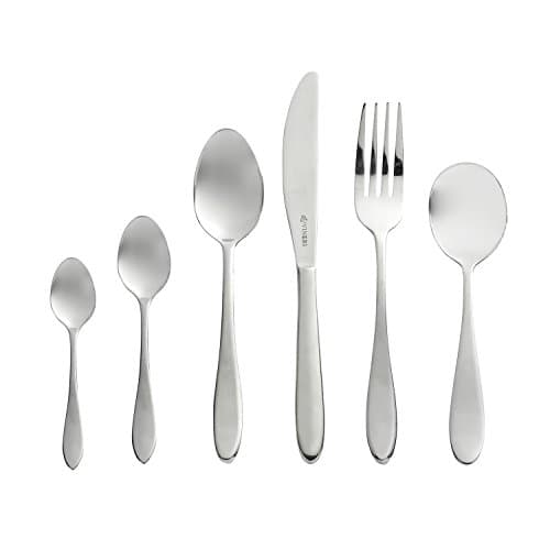 Image of Viners Tabac 16 Piece Stainless Steel Cutlery Set Plus 4 Free Teaspoons and 4 Free Soup Spoons