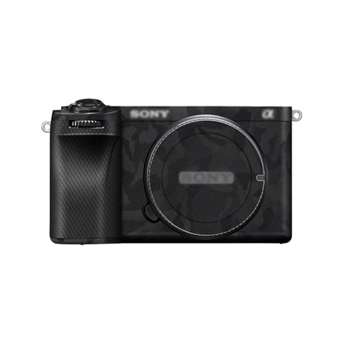 Image of JJC Camera Skin Sticker Body Wrap Protective Cover for Sony A6700 ILCE-6700 Camera - 3M Guard Film Anti-Scratch Decals Shield (Shadow Black)