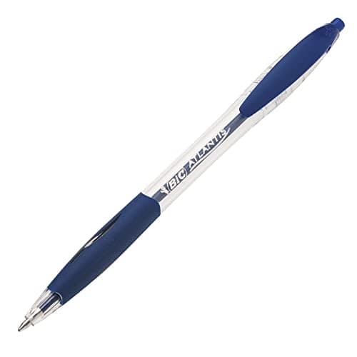 Image of BIC Atlantis Clic Ball Pen 1.0mm Box of 12 - Blue