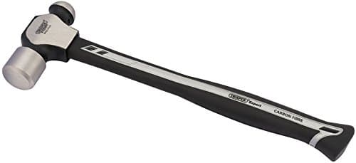 Image of Draper 26331 Expert Carbon Fibre Shaft Ball Pein Hammer, 900g,Grey and Black