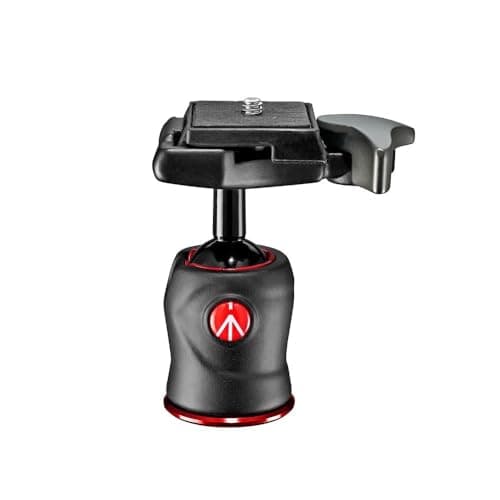 Image of Manfrotto MH490-BH, Centre Ball Head with 200LT-PL Quick Release for Small DSLR/CSC, Compact Cameras, LED, Lights, Monitors, Action Cameras and Accessories, Payolad 4kg