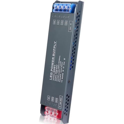 Image of AXFEE 24V 300W LED Driver Transformer, 240V AC to 24V DC 12.5A Power Transformer, Constant Voltage Driver Adapter, Ultra Slim Low Voltage LED Power Supply Unit for Strip Light, Light Bulbs, Wall Lamp