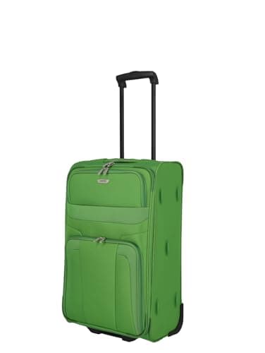 Image of paklite Travel Suitcase with 2 Wheels, Medium-Sized Trolley, Orlando, Classic Soft-Shell Trolley in Timeless Design, 63 cm, 58 liters