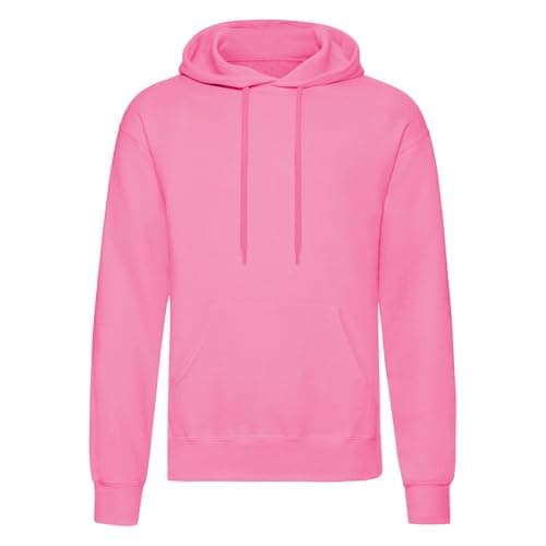 Image of G5 APPAREL Adults Unisex Cotton Plain Pullover Hoodie Pink