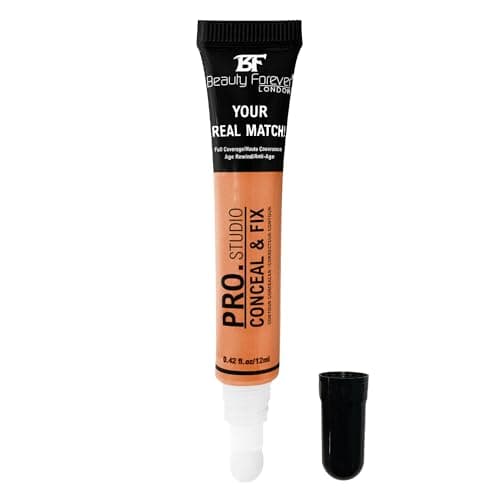 Image of Beauty Forever Pro Studio, Conceal & Fix Contour Concealer, Moisturising & Hydrating Formula, 12ml (85 ORANGE)