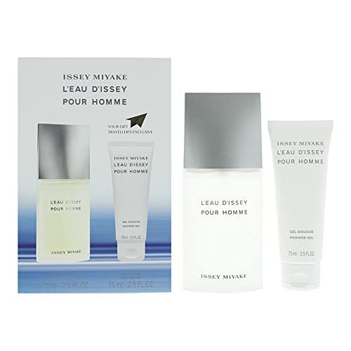 Image of Issey Miyake L'eau D'issey Pour Homme Eau De Toilette 2 Piece Gift Set: Eau De Toilette 75ml - Shower Gel 75ml