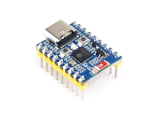 Image of ESP32-C6 Microcontroller WiFi 6 Mini Development Board with Pre-soldered Header ESP32-C6FH4 Module with 32-bit RISC-V Processor, WiFi 6+Bluetooth 5+Bluetooth Mesh,Compatible with ESP-IDF, Arduino
