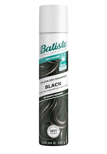 Image of Batiste Dry Shampoo Black Hint of Colour, Instantly Refreshes Dark Hair, Removes Oil, Boost Volume & Adds Texture, Blends Seamlessly with Colour-Matching Formula for a Natural Finish, 200 ml