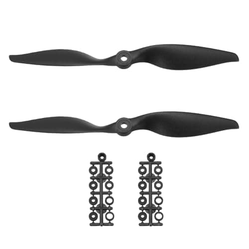 Image of sourcing map 2 Pcs 7x6 Inch Propeller RC Propellers 2-Vane Blades Props with Washer for RC Airplane Aircraft Prop Controlled Airplanes Lightweight Drones, Black