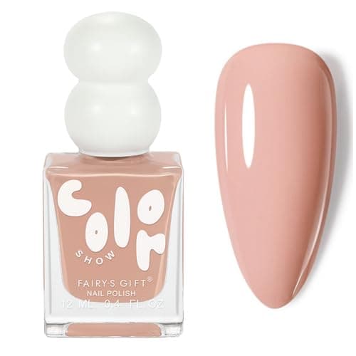 Image of Nude Pink Nail Polish,Quick Dry Nail Varnish,Gentle Neutral Nude Color Gel Polish,Long Lasting Chip Resistant Nail Varnish for DIY Manicure Decorations No Need Cure