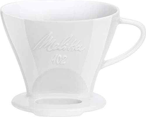Image of Melitta 218967 Filter Porcelain Coffee Filter Size 102 White 1x2