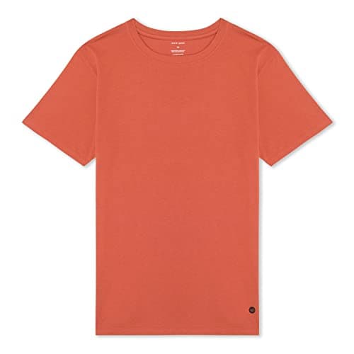 Image of WP West Path Men's 100% Organic Cotton T-Shirt - Fair Trade Certified Cotton Shirts for Men - Plain Color T-Shirt, Burnt Orange, XL