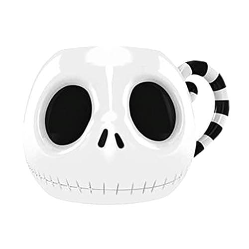 Image of Nightmare Before Christmas 300ml/10oz Mug, Jack Shaped Coffee & Tea Mug, Official Licensed Merchandise, One Size