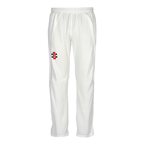 Image of Gray Nicolls Velocity Cricket Trousers - Senior - White - Large