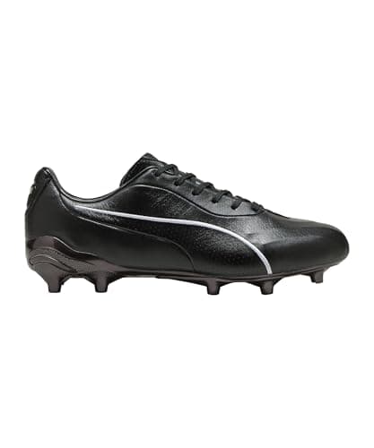 Image of PUMA King Platinum FG/AG White Black Black, 42.5 Unisex