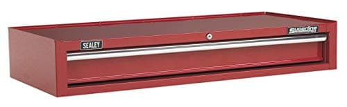 Image of Sealey Ap41119 Add-On Chest 1 Drawer With Ball Bearing Runners Heavy-Duty- Red