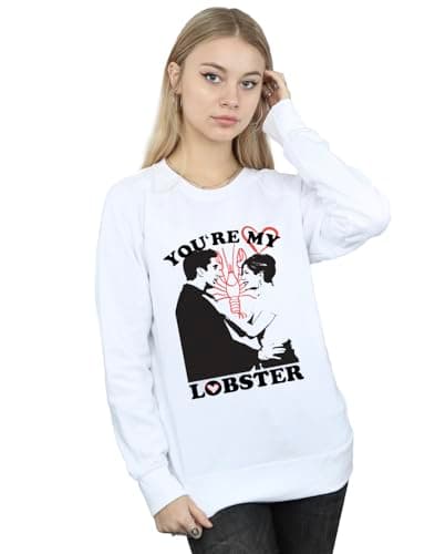 Image of Absolute Cult Friends Women's Rachel & Ross You're My Lobster Sweatshirt White XXXX-Large
