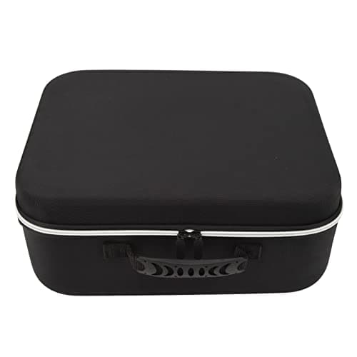 Image of Miuterzxv EVA Carry Case for PS VR2, Hard Shell Zipper Storage Bag with Detachable Shoulder Strap, Shockproof Protective Case for VR Headset and Accessories