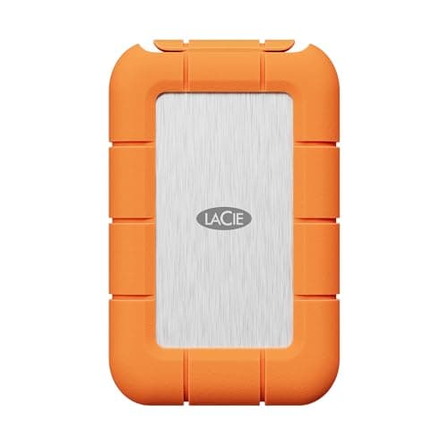 Image of LaCie Rugged SSD4 4TB — shock‑resistant, USB‑C Portable External SSD, for Mac & Windows — Rescue Data Recovery included