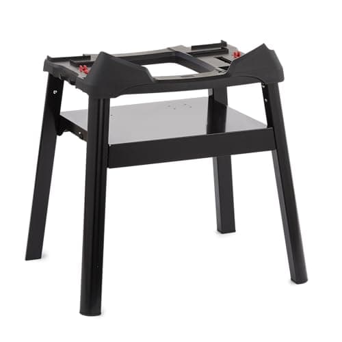 Image of Weber Compact Stand Compatible with All Weber Q Models, Lightweight BBQ Stand with Storage Shelf, Tool-Free Assembly – Black (3400855)