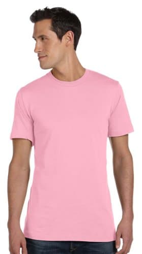 Image of Bella Canvas 3001C Unisex Jersey Short-Sleeve T-Shirt Charity Pink 2XL