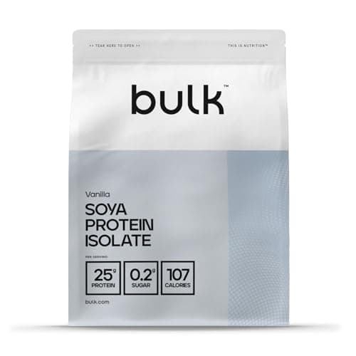 Image of Bulk Soy Protein Isolate 90, Vegan Protein Powder, Vanilla, 1 kg