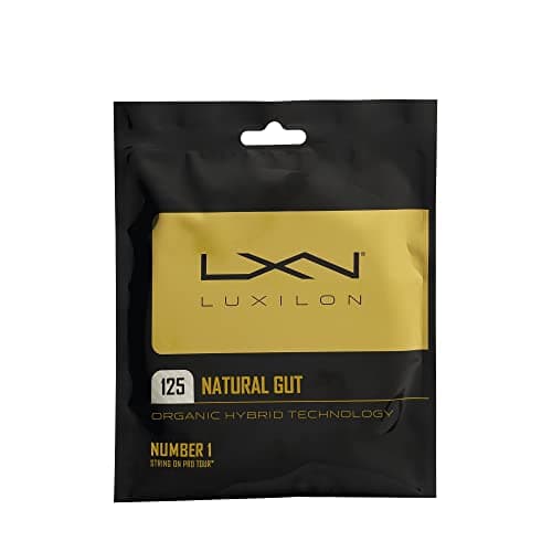 Image of Wilson Unisex Luxilon Natural Gut Tennis String, Transparent, 125 UK