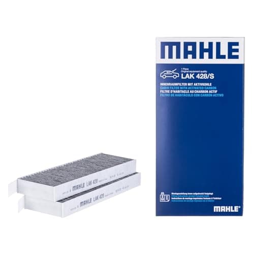 Image of MAHLE LAK 428/S Interior Cabin Air Filter - Carbon Activated Pollen Filter - with odor protection - Car