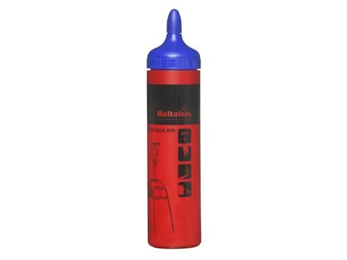 Image of Hultafors chalk line chalk, ultra blue, 400 g I For indoor and outdoor use I Water and wind resistant I Creates precise and long-lasting lines I Intense colour thanks to high pigment content I 652633