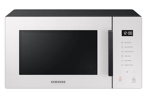 Image of Samsung Solo BESPOKE Microwave, 800W, Capacity: 23 Litre, Colour: Cotta White, MS23T5018AE