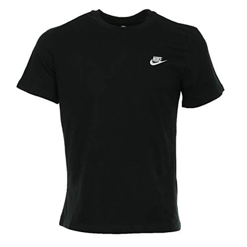 Image of NIKE Men Futura T-Shirt - Black/White, M