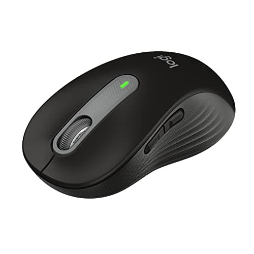 Image of Logitech Signature M650 Wireless Mouse - For Small to Medium Sized Hands, 2-Year Battery, Silent Clicks, Customizable Side Buttons, Bluetooth, for PC/Mac/Multi-Device/Chromebook - Black