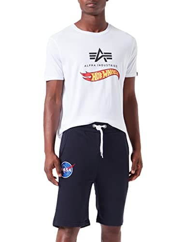 Image of Alpha Industries Men's NASA Basic Sweat Shorts Rep.Blue